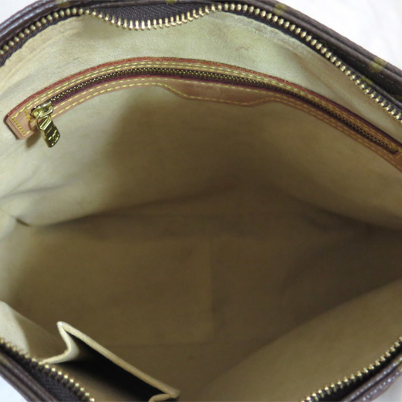 LOUIS VUITTON Bag Monogram Looping MM Brown x Gold Hardware Canvas Shoulder One - Picture 4 of 5